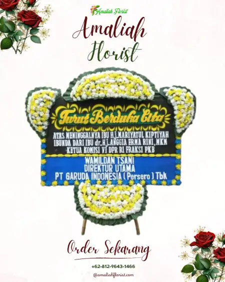 Papan Bunga Duka Babah Rot